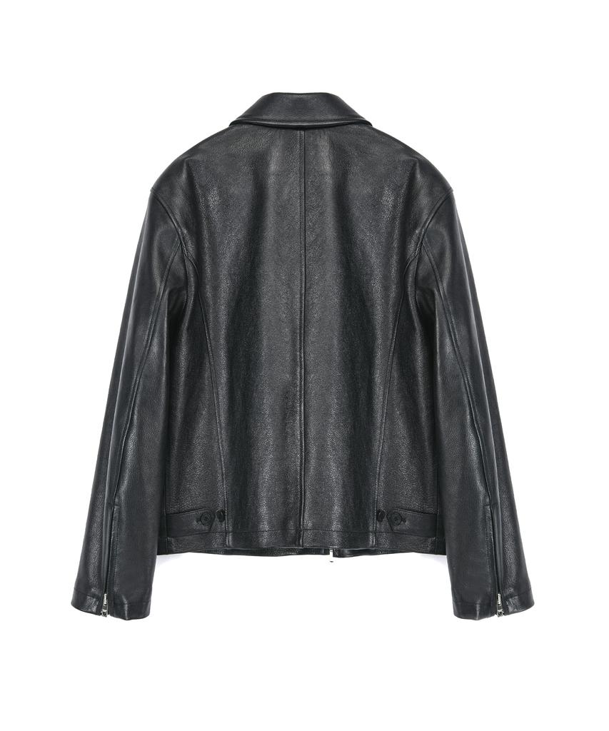 Rollingstudios Zipped Jacket Goatskin Black