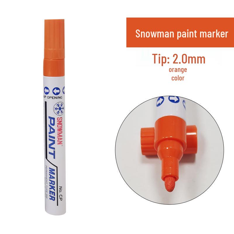 Japan Yeti Waterproof Alcohol-Resistant Paint Marker, 1.5-3mm, Fade-Proof, Low Halogen