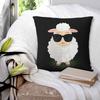 Cool Sheep Square Pillowcase Pillow Cover Polyester Cushion Decor Comfort Throw Pillow for Home Living Room