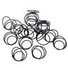 50Pcs Place Card Holder Round Shape   Table Number Name Card Display Stand Metal Photo Clamp for Wedding