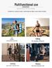 Reflektierende Outdoor-Sportweste mit Handy- und Wasserflaschen-Brusttasche zum Laufen, Radfahren und Bergsteigen