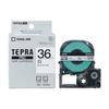 King Jim Genuine Tepra PRO Tape Cartridge 36mm White Label/Black Text 8m Length SS36K