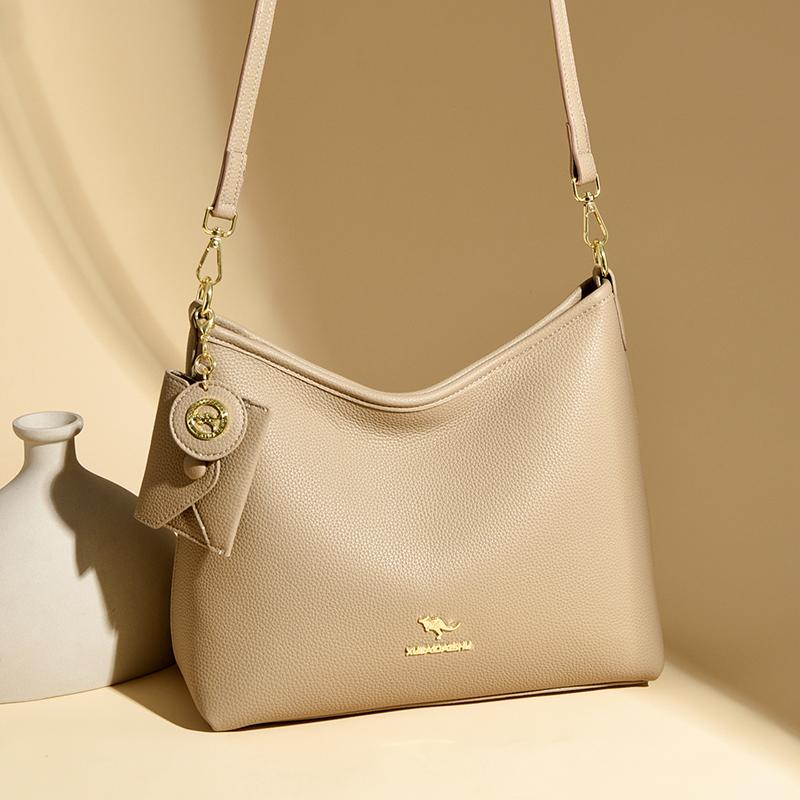 Women's High-end Soft Pu Leather Shoulder Bag Luxury Designer Large capacity Handbag Ladies Crossbody Tote Bags Commuting Bag