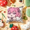 Nikke Doro Doll Victory Goddess Pink Dog Pillow Case Plush Fabric Soft Double-Sided Printed Sofa Warm Home Gift Cushion Cover