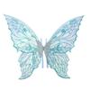 Colorful Angel Butterfly Wings Adult Children Wear Halloween Folding Wings Garland Elf Ears