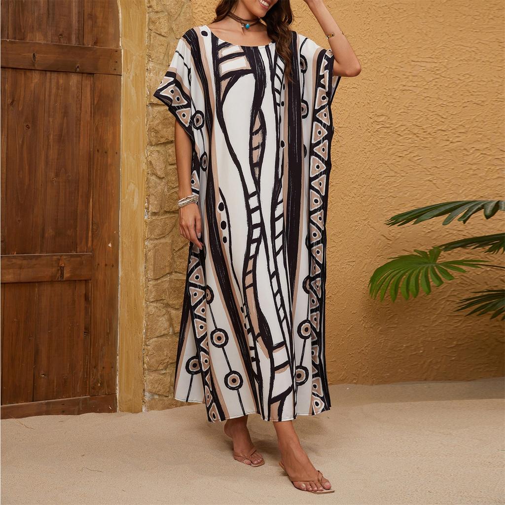 Damen Lose Strand Cover Up Robe Urlaub Sonne Shirt Cover Up