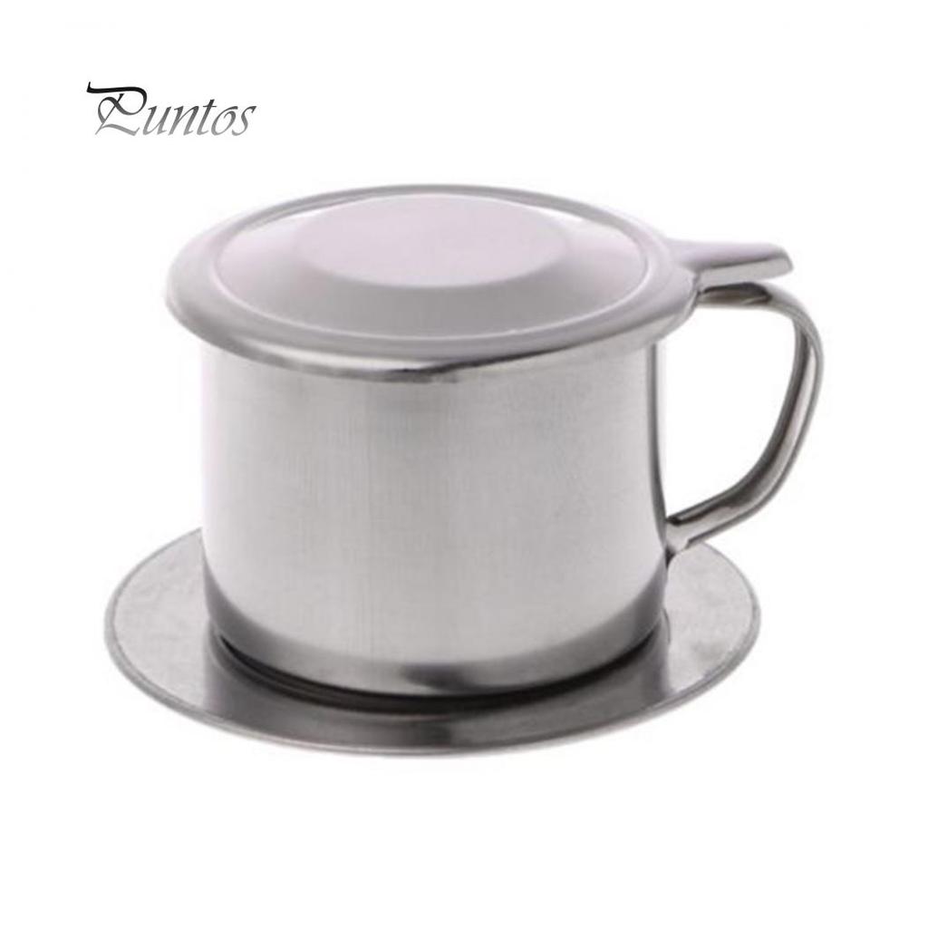 NE_ Vietnam Vietnamese Stainless Filter Steel Coffee Cup Drip Press Maker Infuse NE_ Vietnam Vietnamese Stainless Filter Steel Coffee Cup Drip Press Maker Infuse