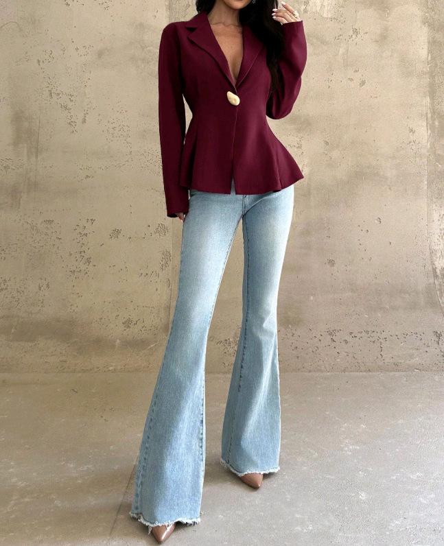 2026 New Style European and American Slim Fit Women's Suit Jacket - Fashionable Cardigan Top