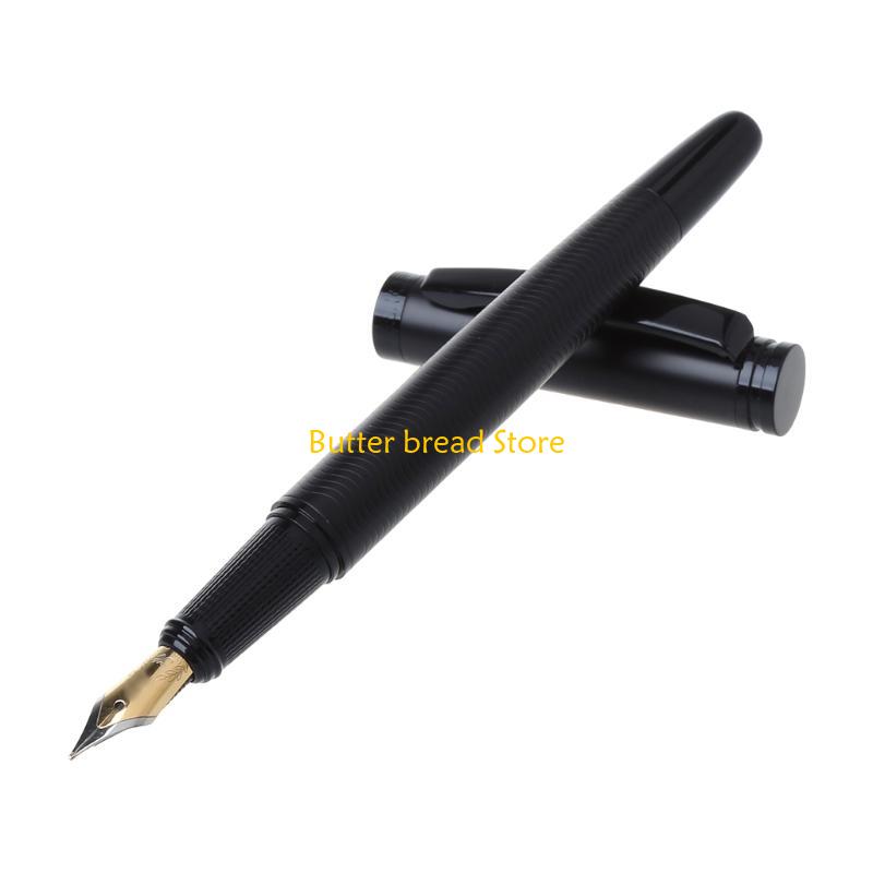 W89C 737 Black Fountain Pen 0.5mm Metal Business School Office Stationary Gift чёрный