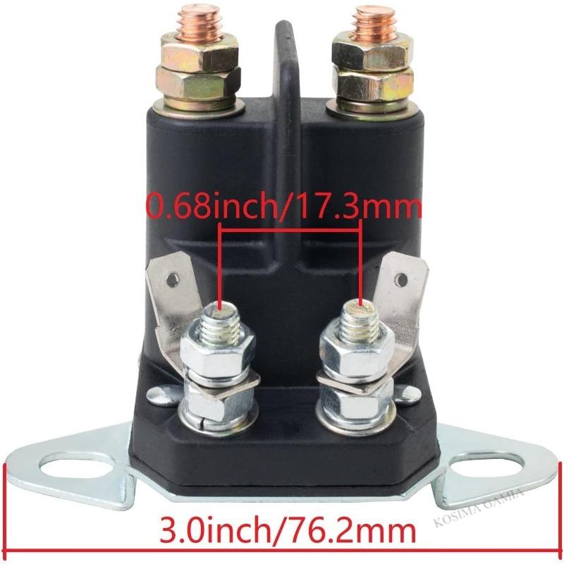 12V Solenoid 117-1197 Starter Solenoid Relay for BRIGGS STRATTON ARIENS HUSQVARNA GRAVELY SNAPPERKEES Lawn Mower Accessories