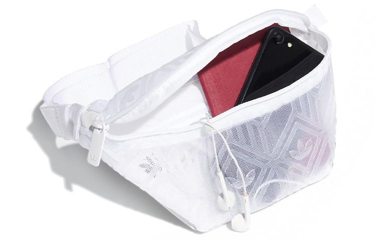 Adidas Originals Polyurethane Fanny Pack, Sling Bag, Sports Bag, Crossbody Bag Regular Unisex White GN3039