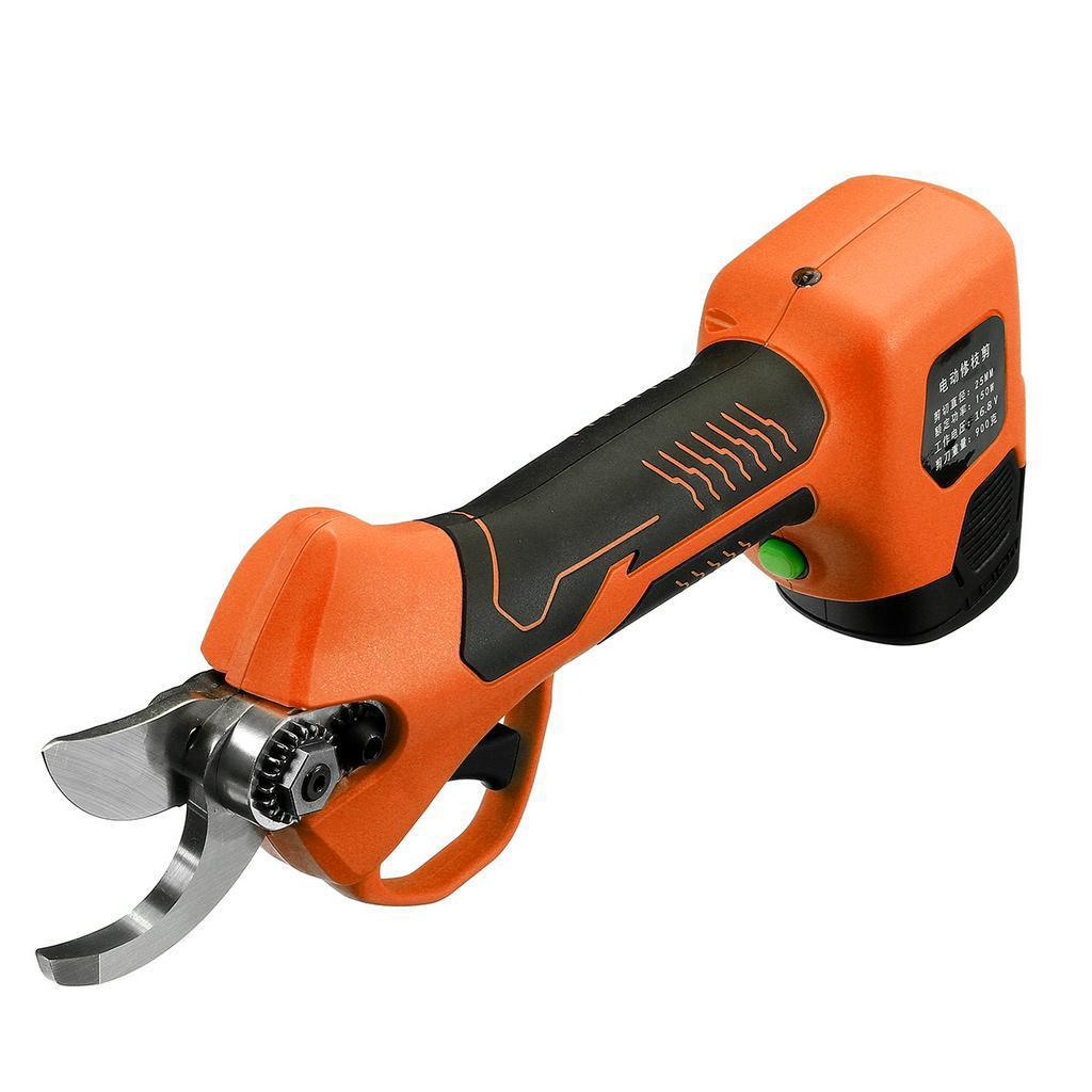 500W 16.8V Rechargeable Electric Pruning Scissors Pruning Shears Garden Pruner Secateur Branch Cutter Cutting Tool w/ 2x Battery
