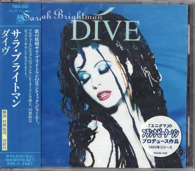 CD SARAH BRIGHTMAN  Dive POCM1030 AM 1993 Japan Dance  Electronica Used
