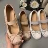 Small Man Inner Height Increase 7CM Summer New Thick Heel Ballet Single Shoes Women's Outer Wear Temperament Versatile Mary Jane Women's Shoes