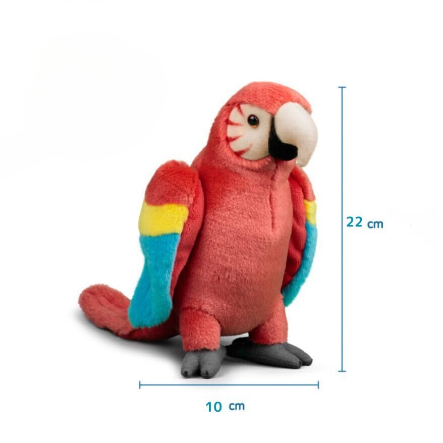 Parakeet stuffed animal stuffed animal bird stuffed animal parakeet macaw overseas stuffed animal Tobar Animigos