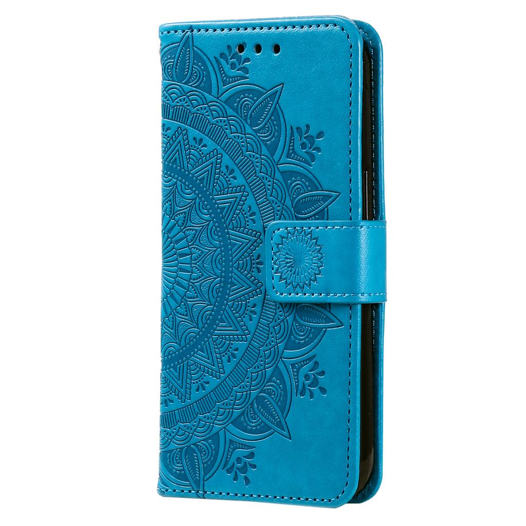 For Motorola Moto G15 4G Case Imprinted Totem PU Leather Wallet Stand Phone Cover