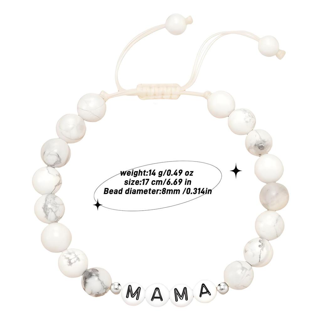 Women's Stone Beaded Bracelet - Ideal Gift for Christmas, Birthday, Valentine's Day