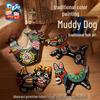 Handmade Northwest Chinese Style Clay Dog DIY Kit for Kids