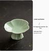 Chinese Style Ceramic Dessert Plate - Exquisite Small Tray for Mooncakes and Snacks, 2025 New Design