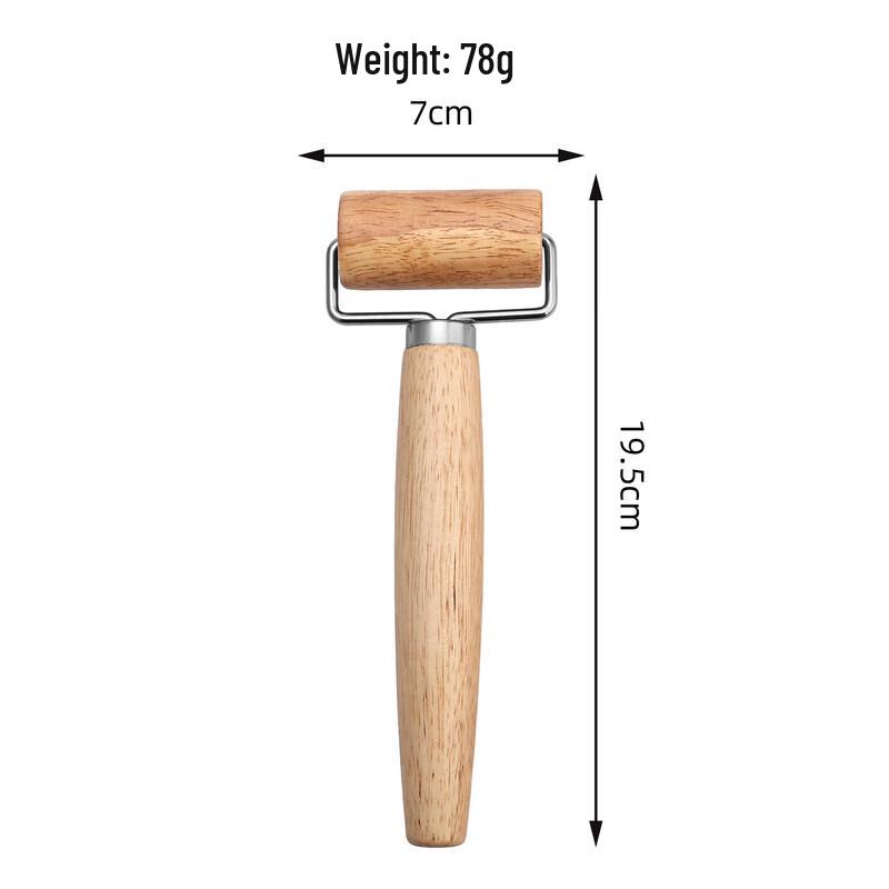 MDNG Single Wheel Wooden Rolling Pin