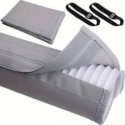Funda Aislante para Manguera de Aire Acondicionado Kit de Cubierta Aislante para Manguera de Aire Acondicionado Portátil Juego de Mangueras para Aire Acondicionado Portátil Cubierta de Ventilación