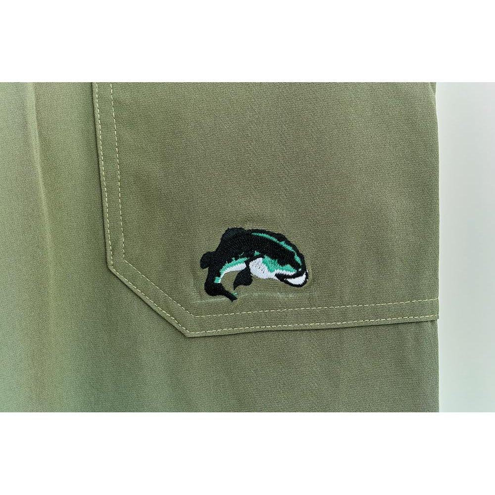 SUNLINE Fishing Long Pants SUW-05304 Grayish Green LL Size High Stretch Outdoor Trousers