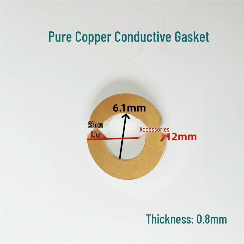 

Conductive Gasket Set: Sheet, Washer, Terminal Post, Copper Screw, Cable Connector, Crimp Plate, Three-Phase Flat Washer.