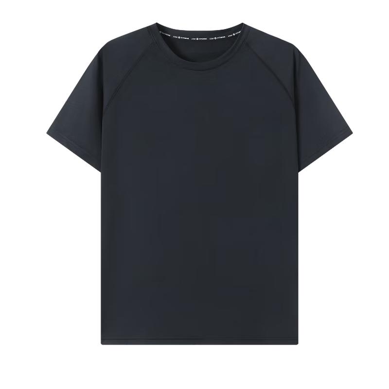 Men s Quick-Dry Ice Silk Fitness T-Shirt M