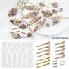 Barrettes Silicone Molds Geometric Hair Clip Epoxy Resin Mold For DIY Resin Hairpin Crafts Jewelry Making Accessorires