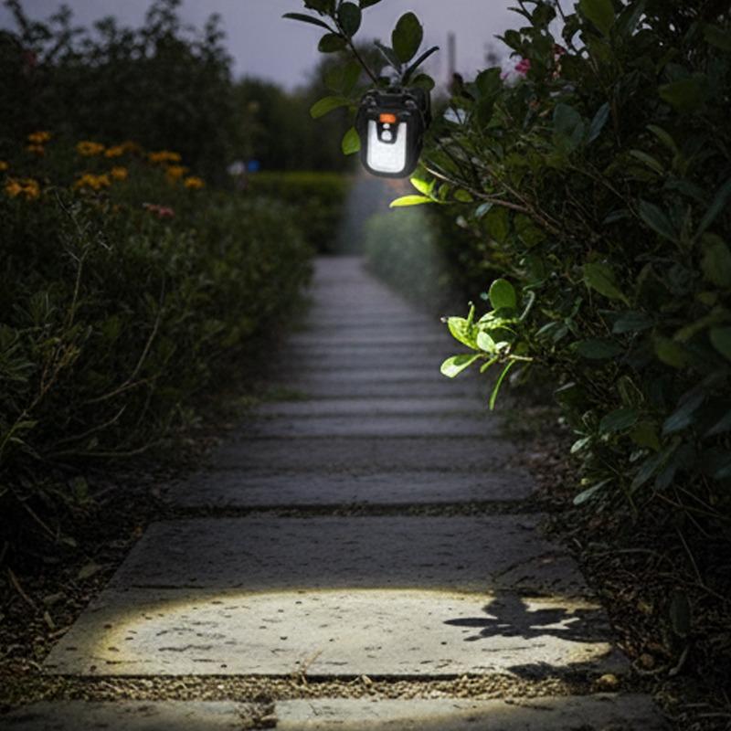 Rechargeable LED Solar Clip Lights Motion Sensor Long-lasting Lamps Super Bright Waterproof Outdoor Garden Courtyard Lighting