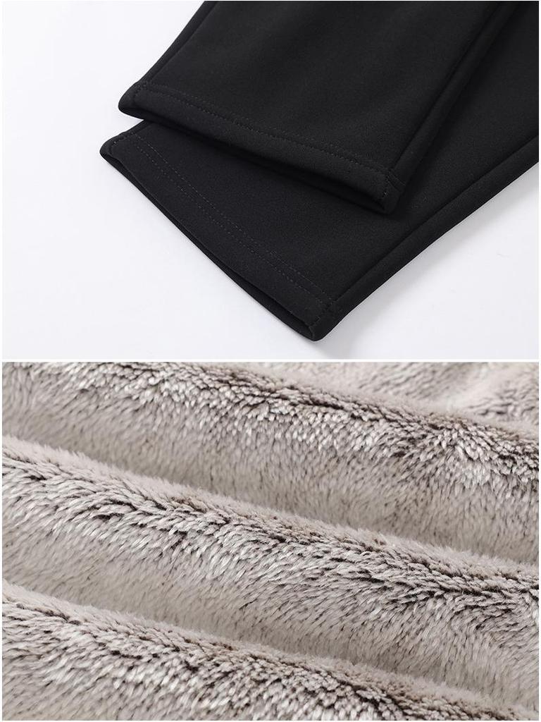 Mom's Corduroy Pants: Velvet-Thickened, Middle-Aged & Elderly Casual Straight Cotton Pants for Autumn/Winter