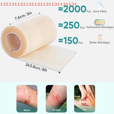 Samolepicí náplastové obvazy, Obvazy na proleženiny, Vysoce absorpční hydrokoloidní role pro péči o rány