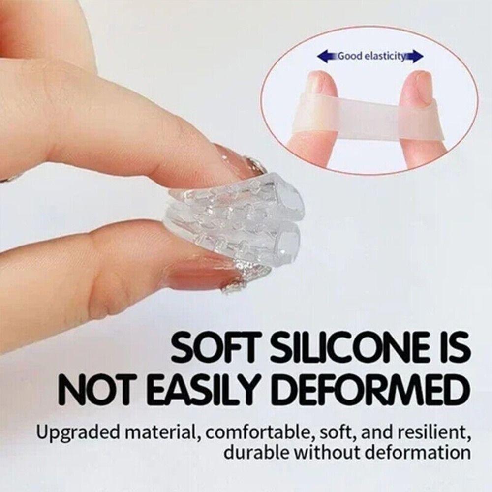 20/10/4/1 pçs protetor de dedo do pé silicone macio respirável calos de pé bolhas toe capa ferramenta de cuidados com os pés separadores de dedo do pé anti-fricção