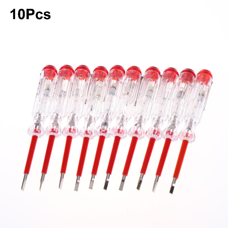 100-500V Test Pen Portable Flat Screwdriver Electric Tool Hand Tool LED Voltage Tester Multipurpose Non-contact Circuit Test Pen