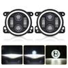 4inch Car Fog Lamp 20000LM Front Lamp High and Low Beam Rear Fog Lamp Waterproof 50000h Life Time for Jeep Wrangler Unlimited JK