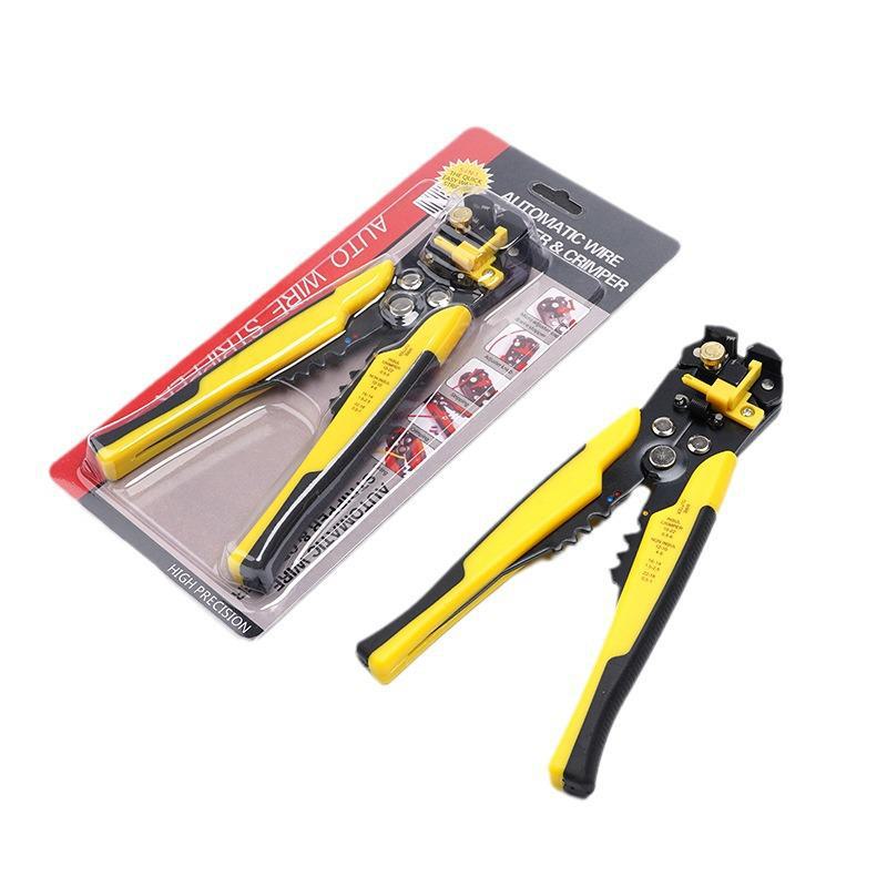 Automatic Multi-Function Wire Stripping and Pressing Pliers for Electricians