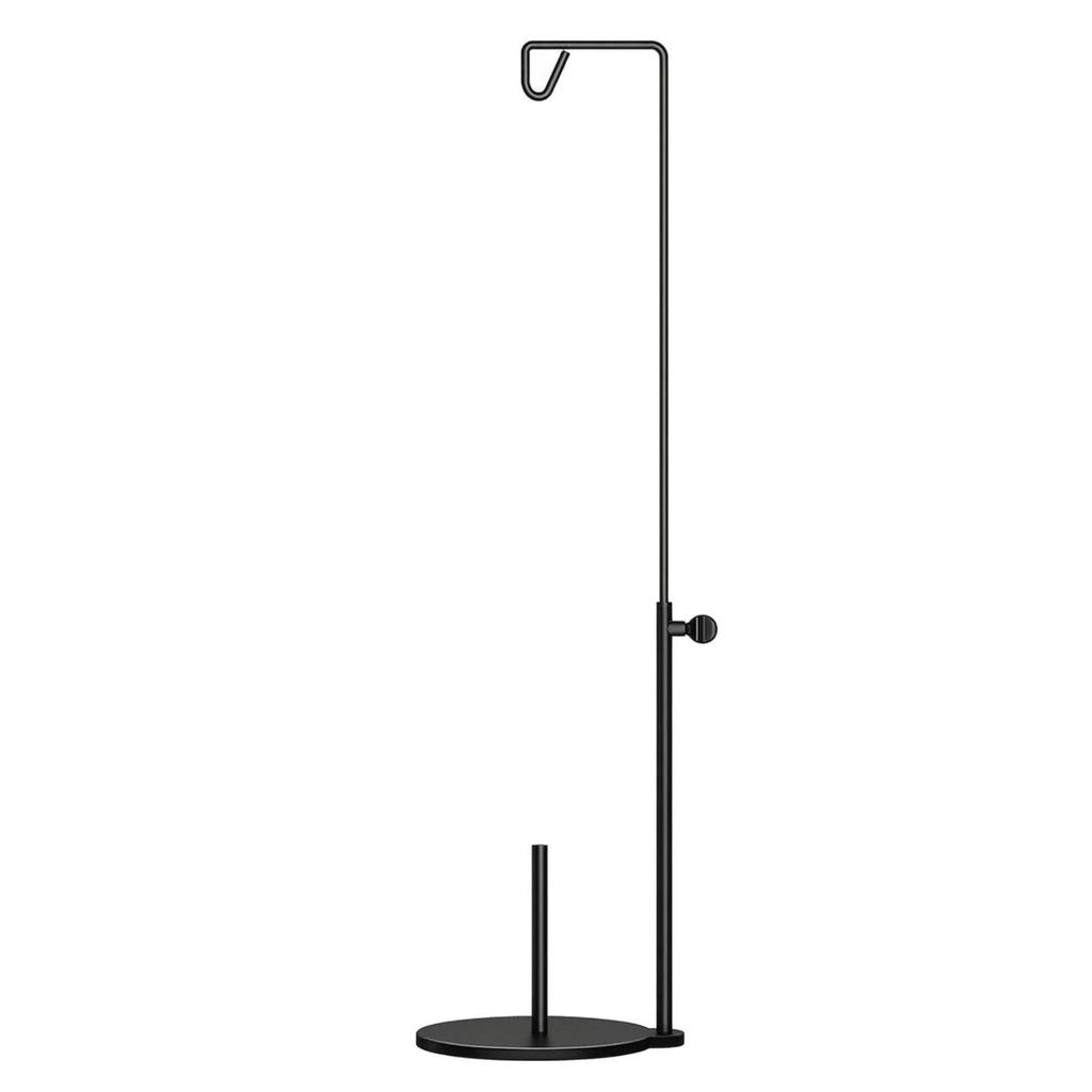 Metal Spool Holder with Thread Guide Hook Stable Adjustable Stand Standing Upright Post