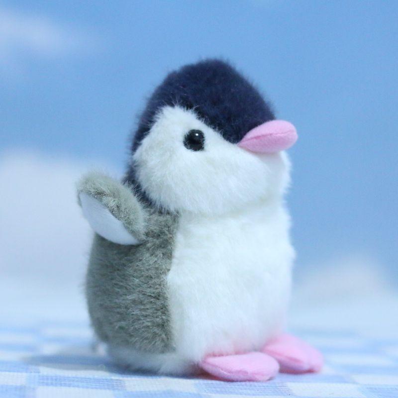 Delightful Penguin Plush Keychain Charming Animal Figurine Soft Stuffed Toy 10cm