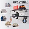Garagen-Lagerregale, 2er-Pack, 4 x 2 Fuß Robuste Wandmontage-Garagenregale, 500 lbs Tragfähigkeit(Gesamt) Garagen-Lagerregal Schweberegale,