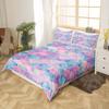 Mermaid Scale Pattern Three-Piece Quilt Cover 3D Digital Printing Bedding Set Bed Cover