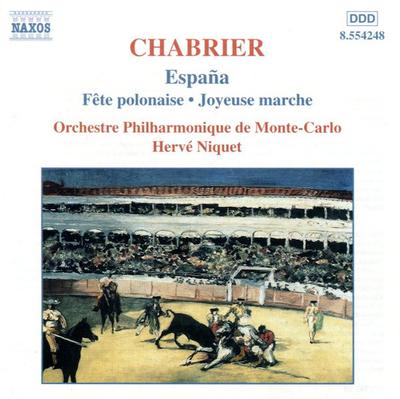 CD EMMANUEL CHABRIER, ORCHESTRE PHILHA - Espa?a ? F?te Polonaise ? Joyeuse M 8554248 Naxos 1999 Europe Classical Used