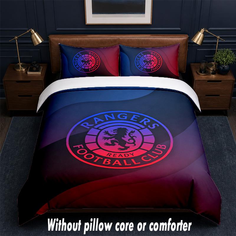 Set Biancheria da Letto Design Rangers FC 1 Copripiumino + 2 Federe Morbido Traspirante Biancheria da Letto per la Casa