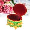 Metal Jewelry Box Vintage Zinc Alloy Decorative Easy To Maintain Keepsake Box for Necklace Earring