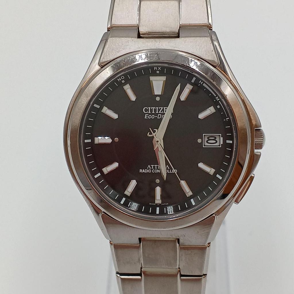 Used CITIZEN GN-4W-S12G solar radio watch
