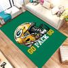 Green Bay Packers (19) Rug Suitable For Living Rooms Bedrooms Computer Rooms Dining Areas And Placement Under Tables And Chairs Also An Ideal Choice F