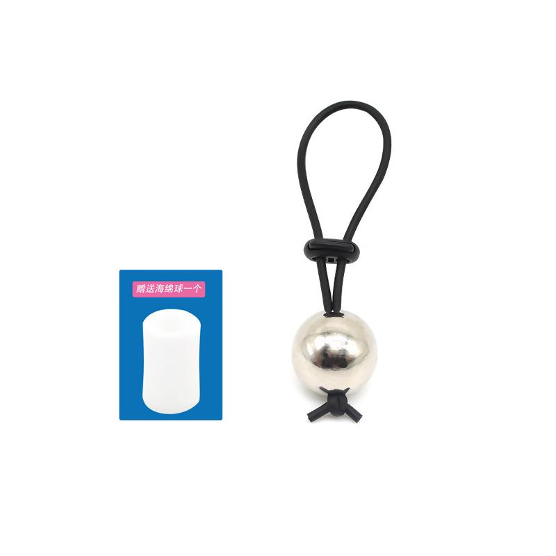 180g Heavy Weight Ball Stretcher Male Penis Ring Extender Ring Hanger Trainning Metal Ball Pendant Cock Ring SM Sex Toys for Man