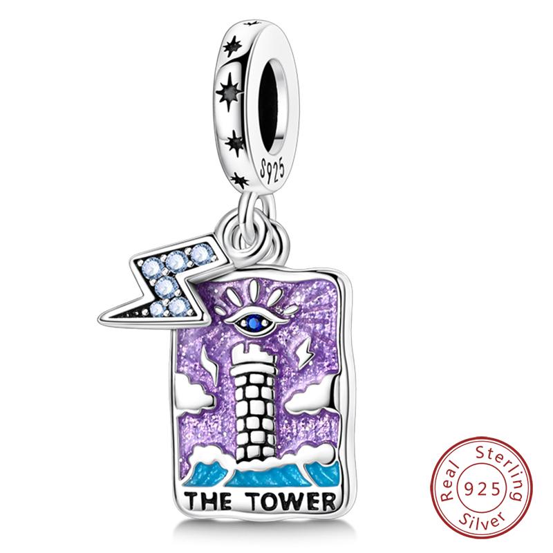 Charms Kupfer Tarotkarte Rad des Schicksals Gerechtigkeit Der Kaiser Anhänger Passend für Armbänder Halskette DIY Schmuck