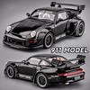 1:22 RWB 993 NA1 Miniature Sports Car Models Diecast Alloy Toys Doors Opened Sound Light Pull Back Vehices Collectible Ornaments