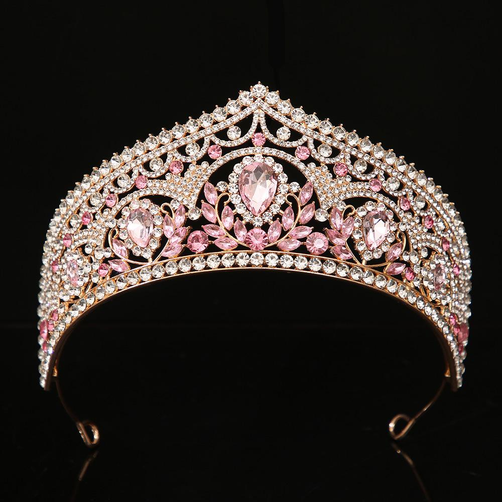 Bride Wedding Tiara Miss World Coronation Tiara Accessories Wedding Dress Temperament Headband Hair Accessories
