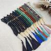 Arabic Tassel Bracelet Muslim 10mm 33 Bead Prayer Rosary Worship Prayer Ceremony Eid Ramadan Gift Colorful Handmade